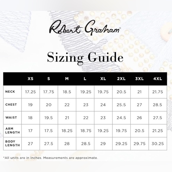 Robert Graham Button Down Long Sleeve Shirt. Black, White, Beige Pattern. Size M - Picture 16 of 16